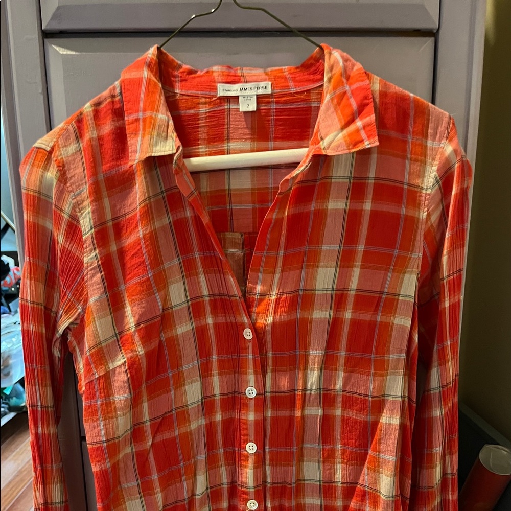 James Peres 100% Cotton Women’s Tailored Shirt